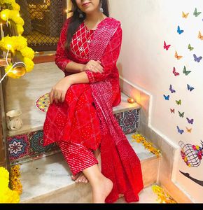 Badhani Style Suit Set