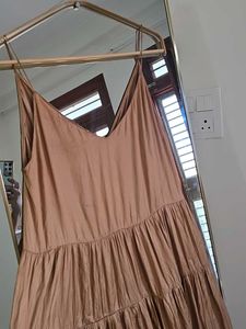 ZARA Satin Slip Dress for Women