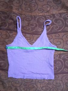 Pink Ribbed Tank Top