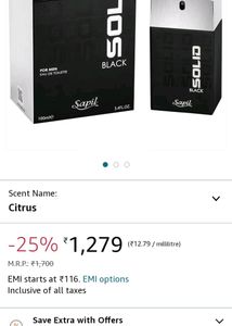 Solid Black Premium Perfume