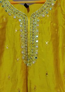 haldi suit for wedding functions..