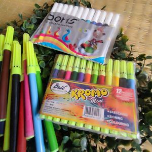 4pockets Color Marker Pens Set