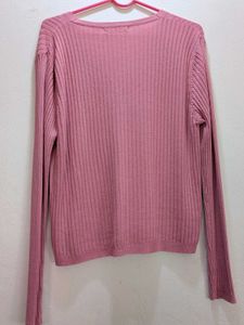 Pink Knit Cardigan 🩷