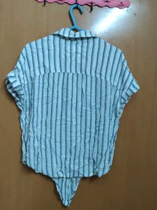 Striped Bodysuit Top