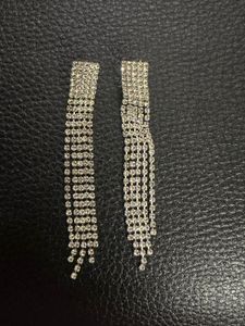 Sparkling Rhinestone Dangle Earrings