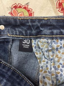 Button Front Denim Mini Skirt