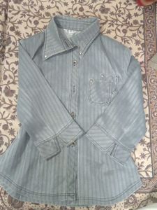 Striped Button-Down Shirt