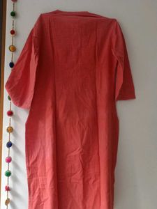 Coral Straight Kurta