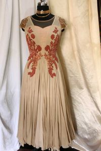 Embroidered Designer Party Wear Gown