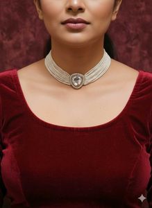 new Elegant Pearl Choker