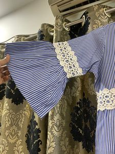 Sky blue tunic dress