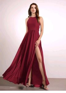 Burgundy Gown