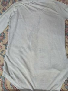 High Low Styled White Top