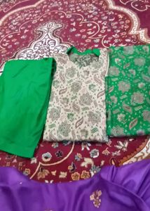 Kurta Set With Shawl For Winter