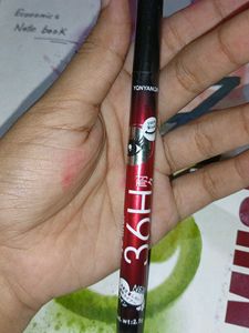 36H Jet Black Smudge-Proof Waterproof Eyeliner Pen