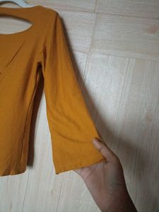 Mustard Yellow Top For Women