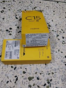 Realme C15 Mobile Phone Empty Box