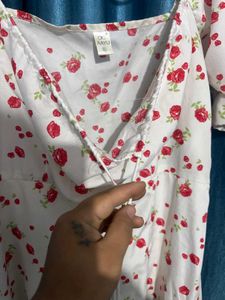 Floral Print Mini Dress