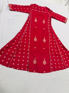 Stylish Red Kurti..