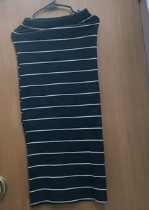 Striped long Skirt
