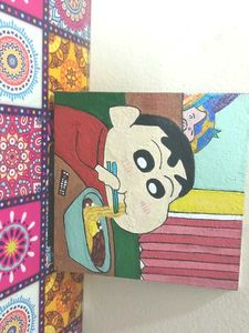 Foodie Shinchan Painting