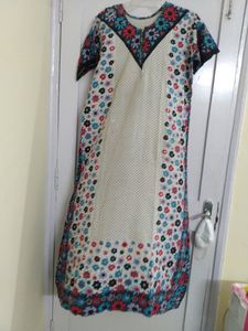 Pure Cotton Free Size Nighty