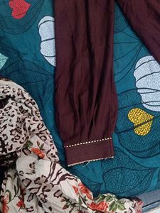Elegant Kurta Set Brown