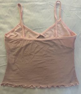 Pink Sheer Cami Top