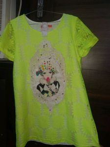 Neon Green Graphic Tee
