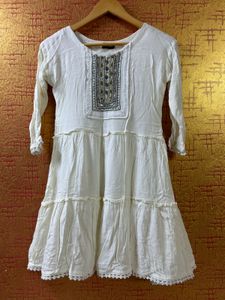 Hand Work Pure Cotten Dobby Weave Anarkli Kurti