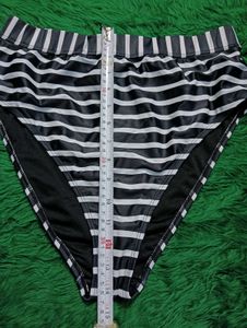 Striped Bikini,🎀big size Bottom