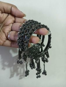 ⋆˚꩜｡Oxidized Bangles