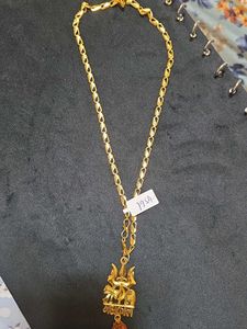 2K Gold Polish Shiv Mahakal Sat Mukhi Rudraksha