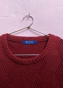 Maroon Knit Sweater