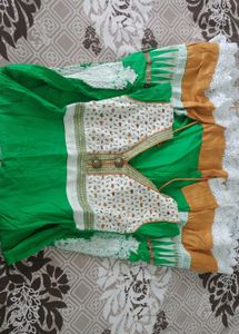Green Anarkali Dress
