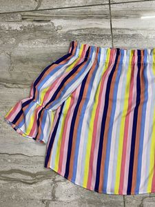 Striped Off-Shoulder Top
