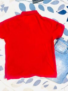 Beautiful Red Polo Shirt