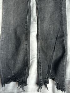 Zara Skinny Pearl Black Jeans