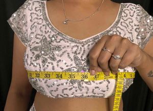 Net White Choli