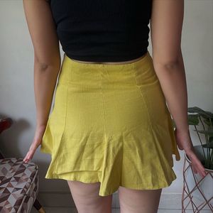 Yellow Mini Skirt