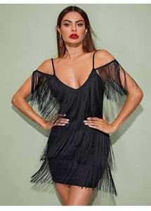 Cold Shoulder Trim BodyCon Dress- Shein 💕