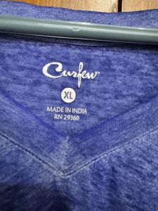 Blue Casual T Shirt