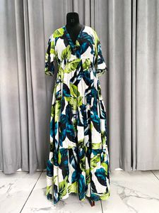 Green Printed Dress