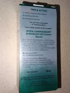 Nivea Luminous EvenGlow Oil Control Serum