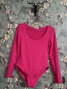 Pink Long Sleeve Bodysuit