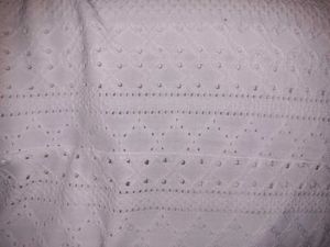 White Eyelet Off-Shoulder Dress