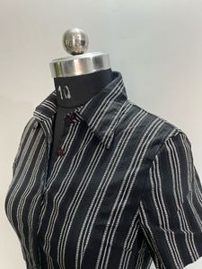 Striped Button-Down Shirt