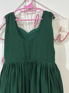 Green Anarkali Dress