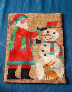 Christmas Cross Stitch home decor