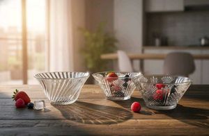 Crystal Dessert Bowls (Set of 3)